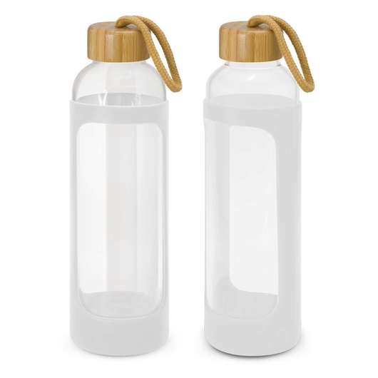 Silicone Canterbury Glass Bottles White